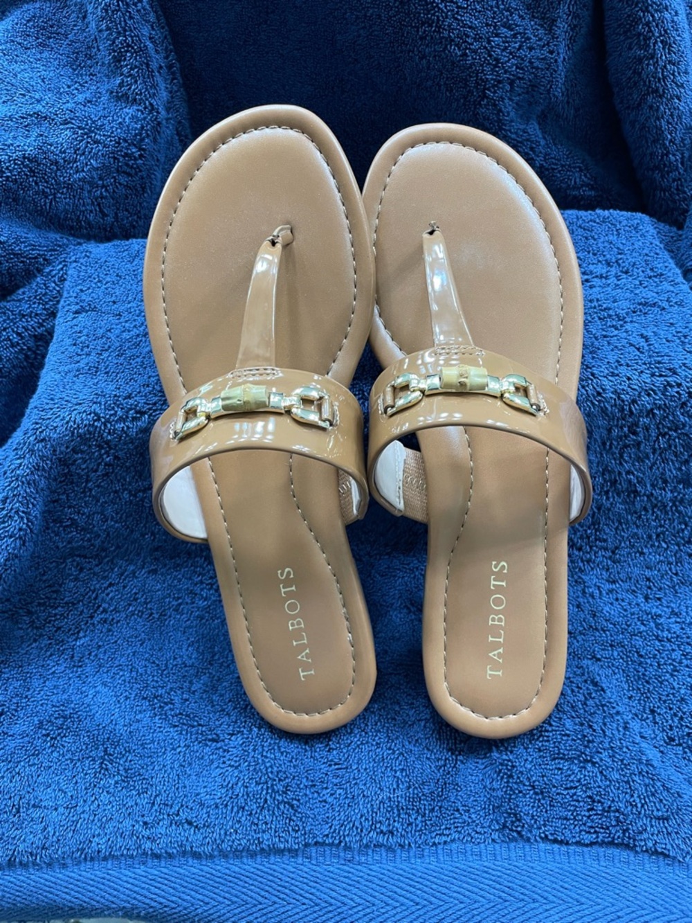 Talbots’s Tan Patten GIA Sandal - Picture 5 of 6